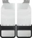 Rear Mud Flaps 5/8" Offset, Non-Bevel Blank for 99-10 Ford F-250/F-350 12"x11"