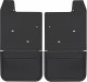 Front Mud Flaps 2014 - 2015 GMC Sierra 1500/2500/3500 5/8" Offset No Drill PC Black Front Mud Flaps 5/8" Offset No Drill PC Black