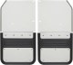 Rear Mud Flaps 2014 - 2015 RAM 1500/2500/3500 5/8" Offset No Drill Stainless Steel