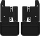 Front Mud Flap w/ 5/8" Offset Bracket -Full Black for Canyon, Colorado