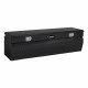 Gloss Black Aluminum 55" Wedge Utility Chest Box