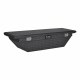 Matte Black Aluminum 63" Angled Truck Tool Box, Low Profile
