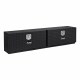 Gloss Black Aluminum 90" Double Door Topside Truck Tool Box