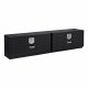 Gloss Black Aluminum 96" Double Door Topside Truck Tool Box