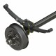 3.5k Straight Axle 86" HF 68.5" SC w/Self-Adjusting Electric Brakes, w/Springs, underslung