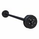 3.5k Straight Axle HF 95" SC 80" w/electric brake self-adjusting, w/Springs, underslung