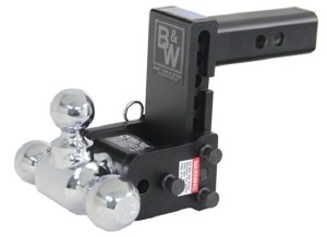 Tow &amp; Stow 5" drop Triple ball mount, 5" Drop