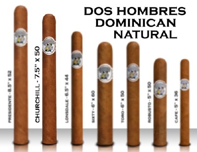 Dos Hombre Dom 7 1/2 X 50 S