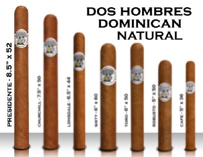 Dos Hombre Dom 8 1/2 X 52 S