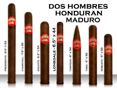 Dos Hombre Hon 6 1/2 x 44 M S