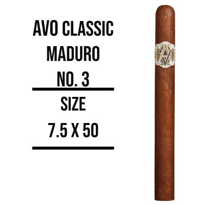 Avo Classic Maduro No. 3 S
