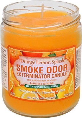 Smoke Exterm Candle Orange