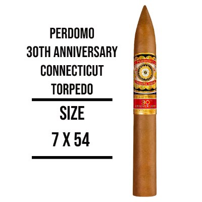 Perdomo 30th Torpedo CT S