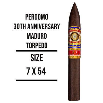 Perdomo 30th Torpedo Mad S