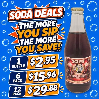 2 Guys Black Cherry Soda