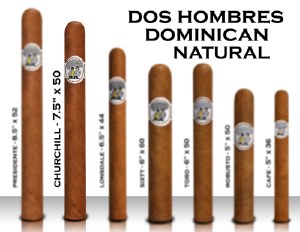 Dos Hombre Dom 7 1/2 X 50 S