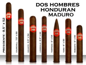 Dos Hombre Hon 8 1/2 x 52 M S