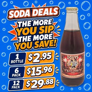 2 Guys Black Cherry Soda