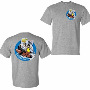 T Shirt Two Guys 40th GRA- XL