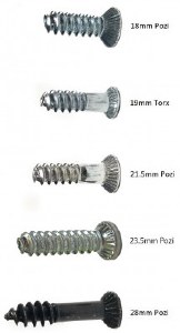 Screws for shims