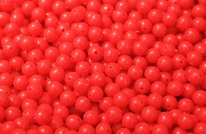 Sea Stiker Beads-Sm Red