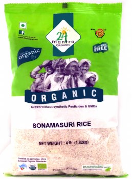 24 Mantra Organic Sona Masoori Rice 4lb