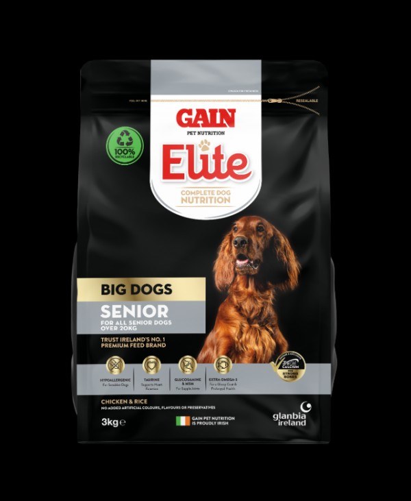 Gain senior outlet dog food