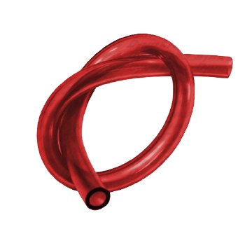 FUEL LINE THICK  RED PER FT