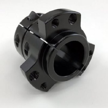 HUB REAR STD DOUBLE BOLT BLACK