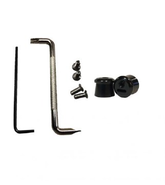 TEAR OFF POST KIT BLACK
