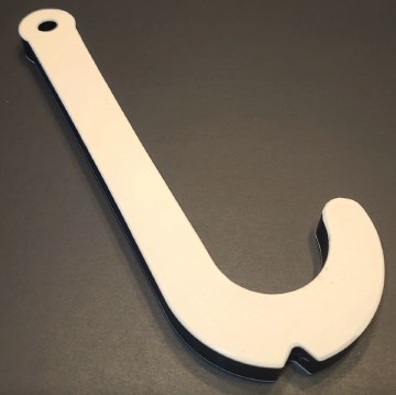 TIRE DISMOUNTING J HOOK