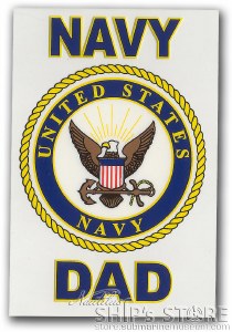 Decal - Navy Dad
