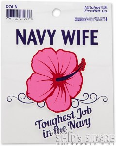 Decal - Navy Wife new design