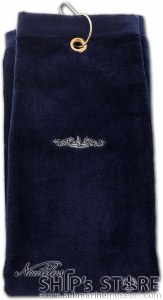 Golf Towel - Silver Dolphin