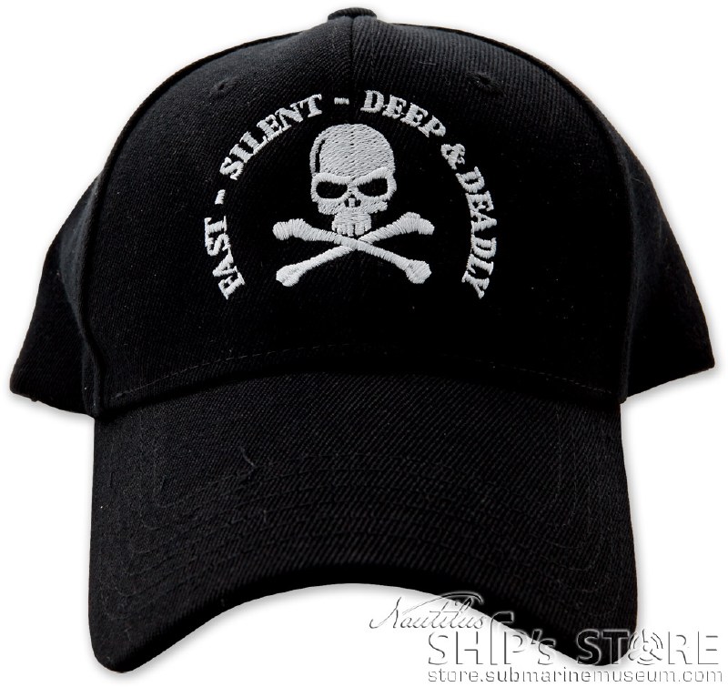 Extractie Becks opstelling Cap - Skull & Cross Bones - Nautilus Ship's Store at the Submarine Force  Library and Museum