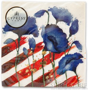 Napkins- Patriotic Foil