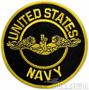 Patch Navy Dolphins Gold