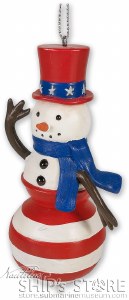 Patriotic Snowman 2