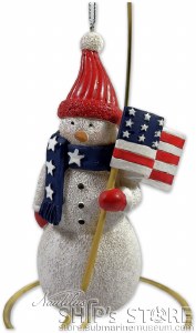 Patriotic Snowmen Ornament