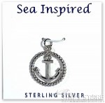 Anchor in Rope Pendant