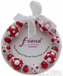 Bracelet- Polka Dots Red