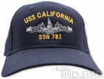 Cap - USS California Silver