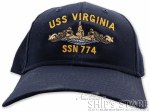 Cap - USS Virginia Gold