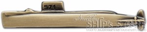 Tie Bar - Nautilus Gold