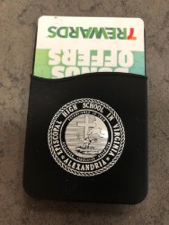 Cellphone ID case black