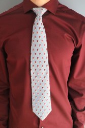 Vinetard Vines Tie Periwinkle