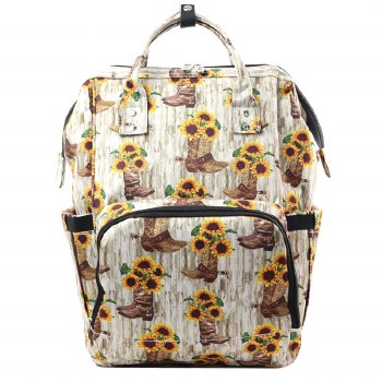 Sunflower Diaper Backpack