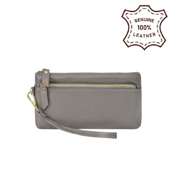 Genuine Leather Wristlet