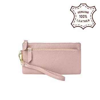 Genuine Leather Wristlet
