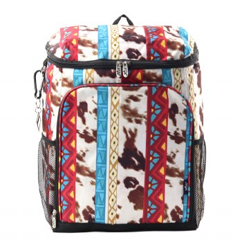 Tribal Cow Cooler Backpack